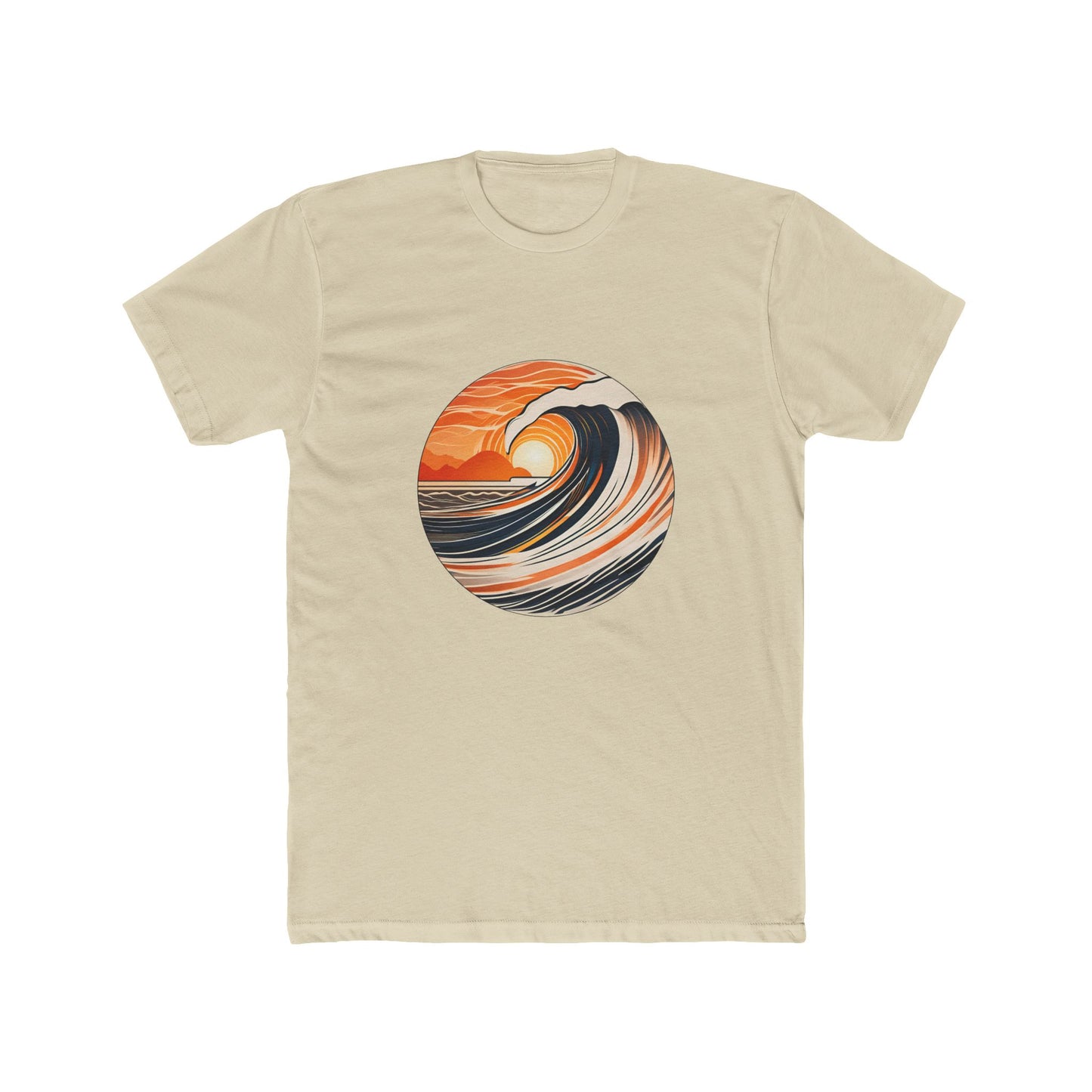 Unisex Cotton Crew Tee - Chase the Waves