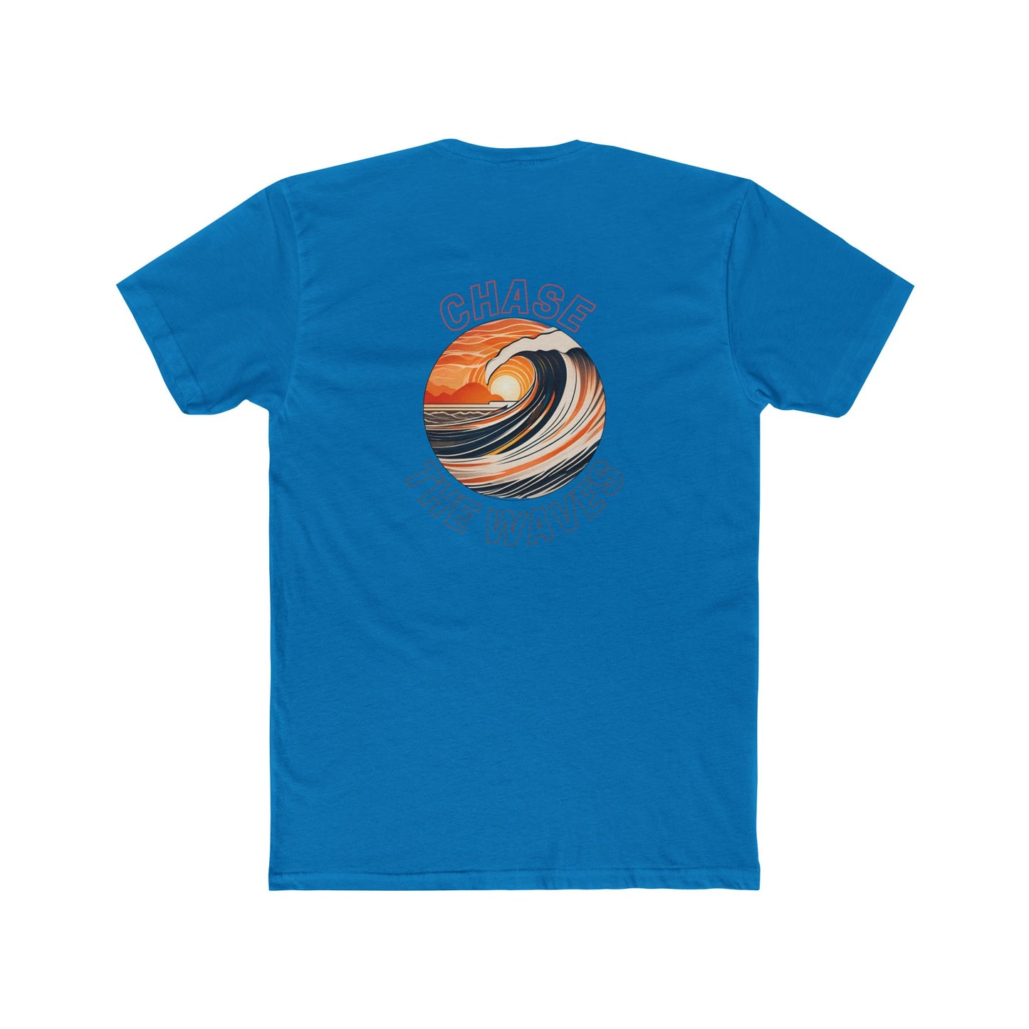 Unisex Cotton Crew Tee - Chase the Waves