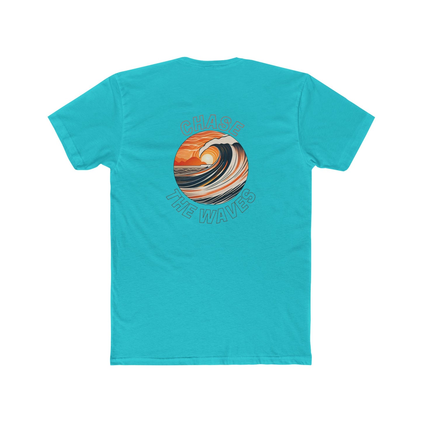 Unisex Cotton Crew Tee - Chase the Waves