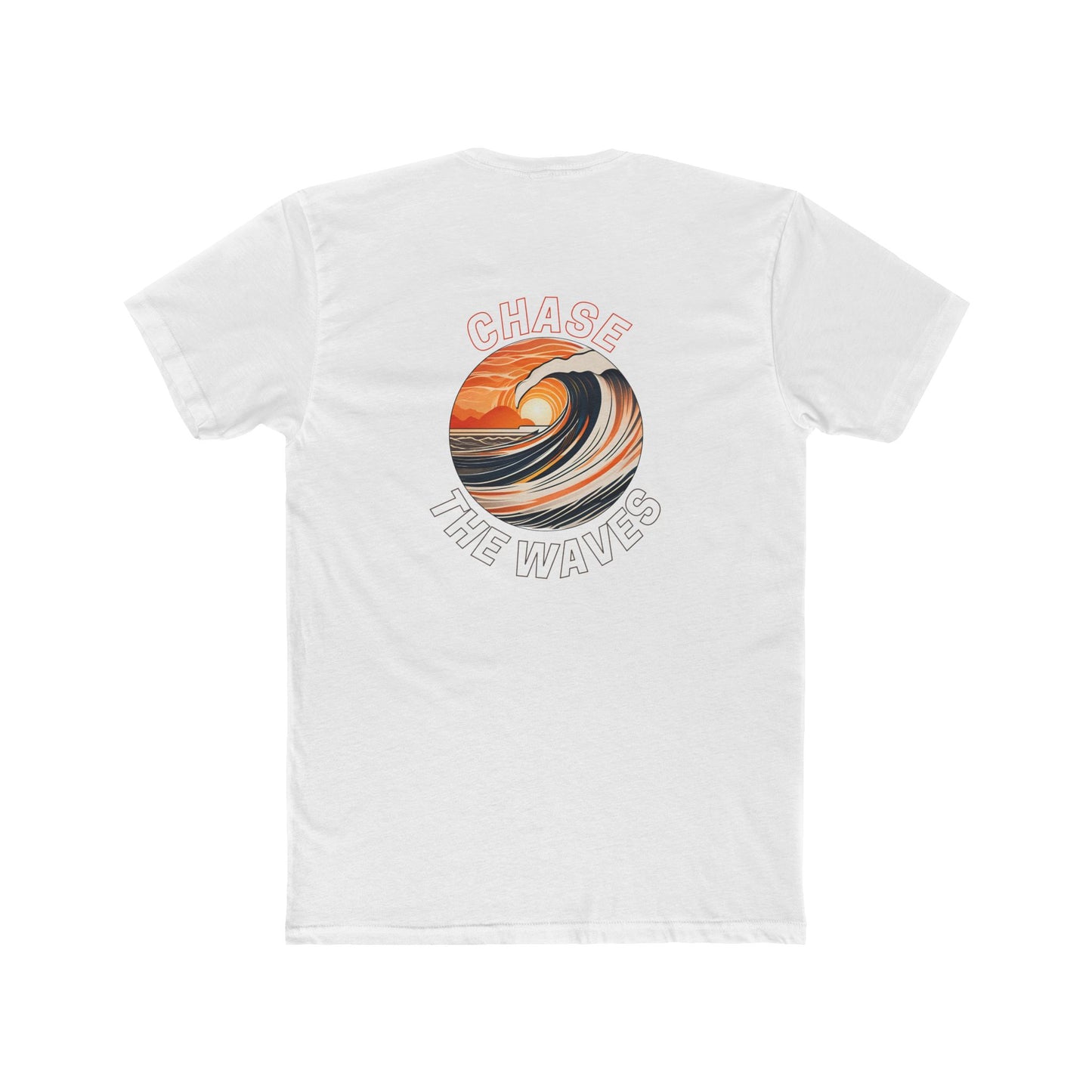 Unisex Cotton Crew Tee - Chase the Waves