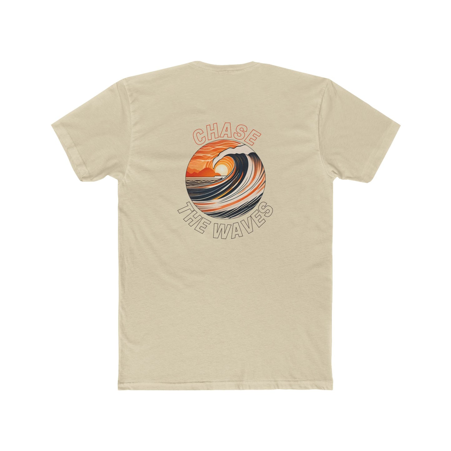 Unisex Cotton Crew Tee - Chase the Waves