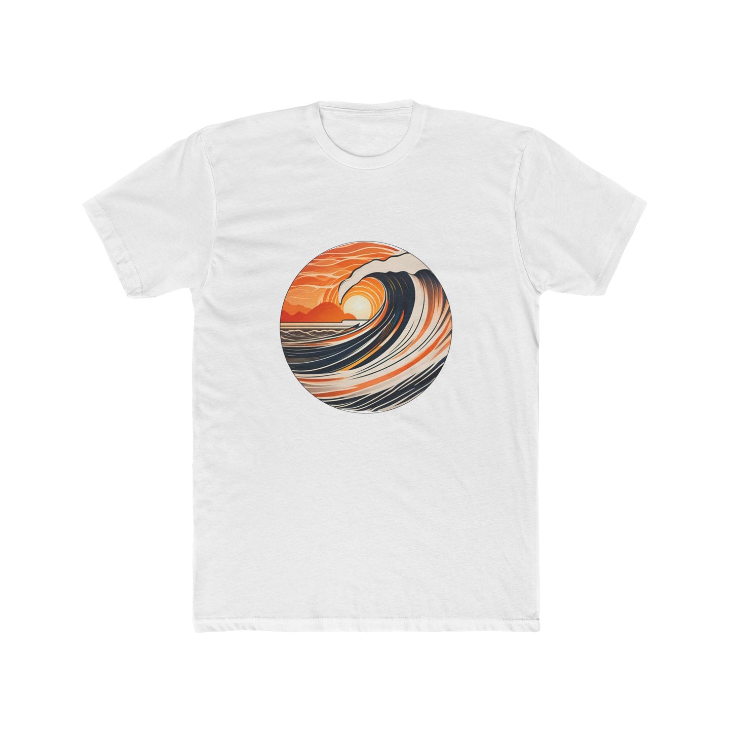 Unisex Cotton Crew Tee - Chase the Waves