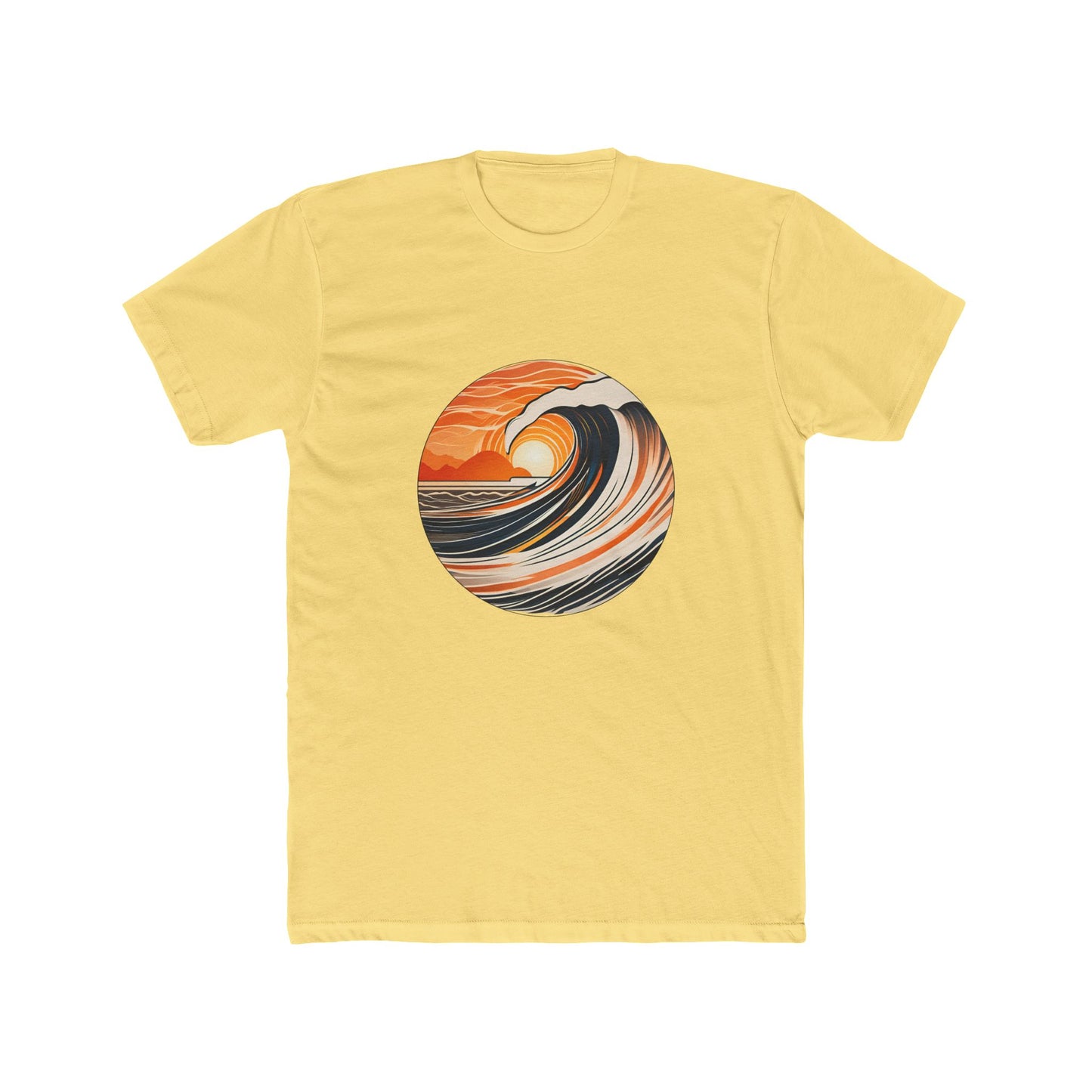 Unisex Cotton Crew Tee - Chase the Waves