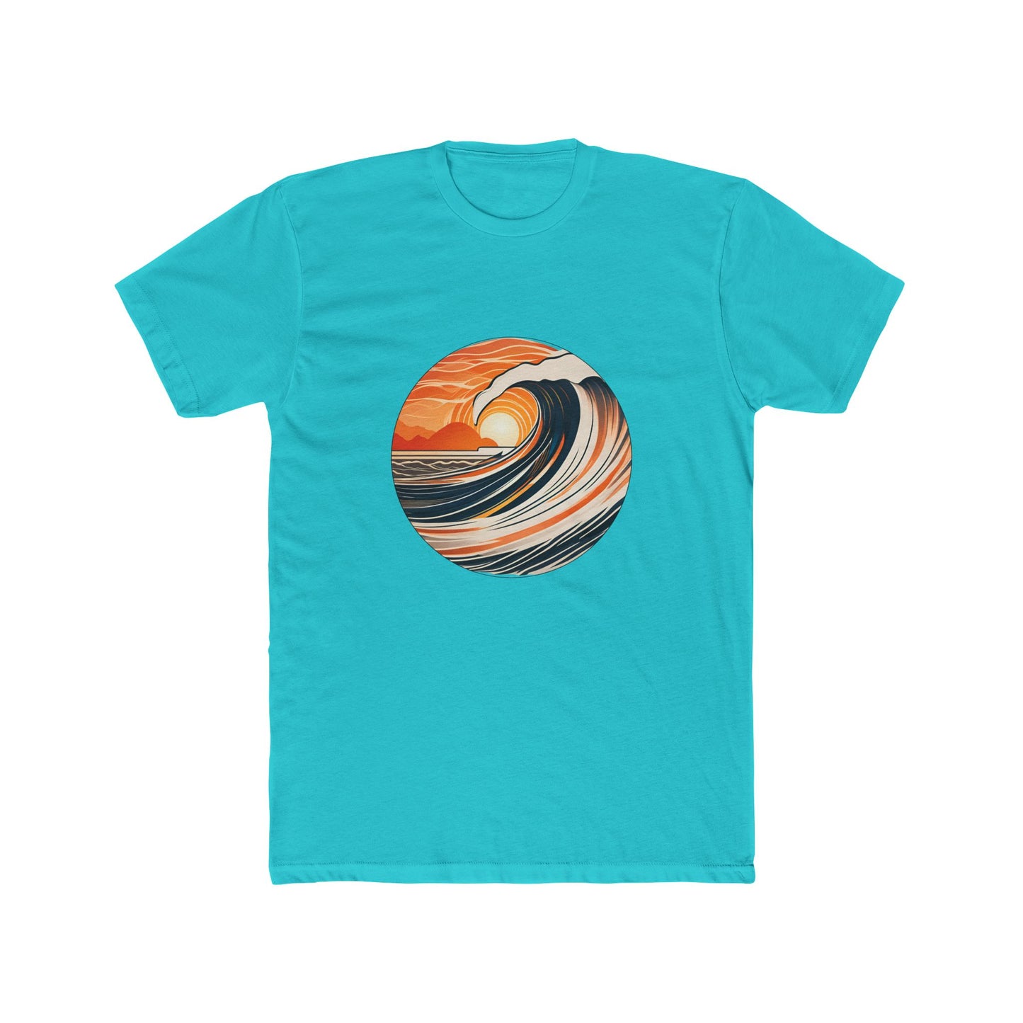 Unisex Cotton Crew Tee - Chase the Waves