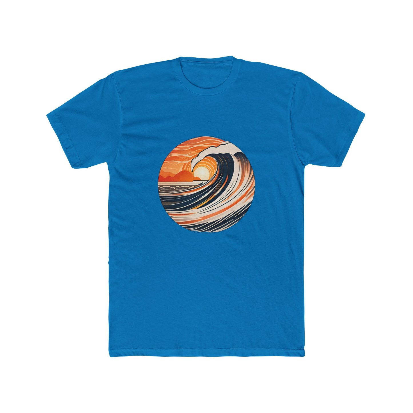 Unisex Cotton Crew Tee - Chase the Waves