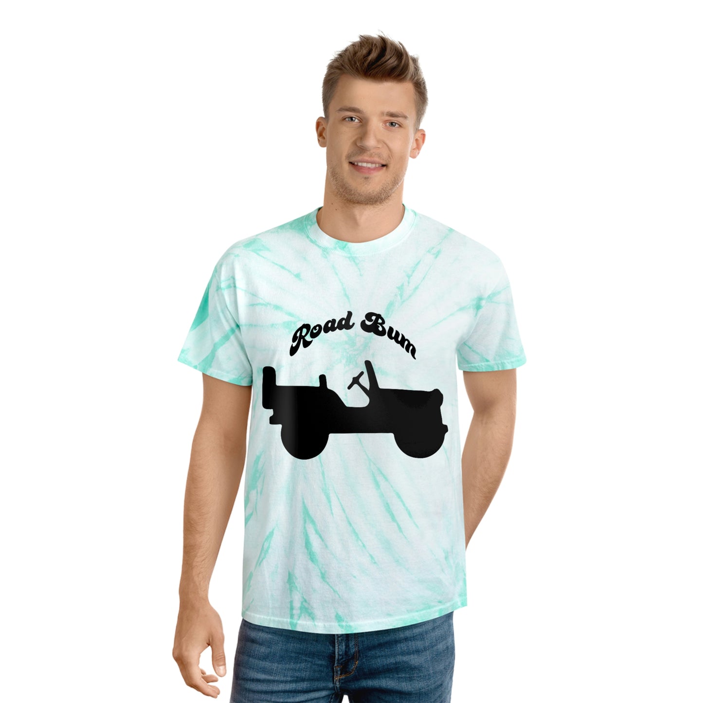 Men's Tie-Dye Tee, Cyclone - Jeep