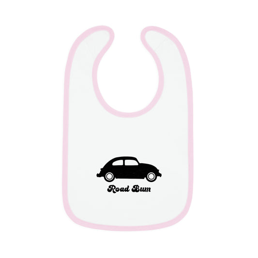 Baby Contrast Trim Jersey Bib - Beetle