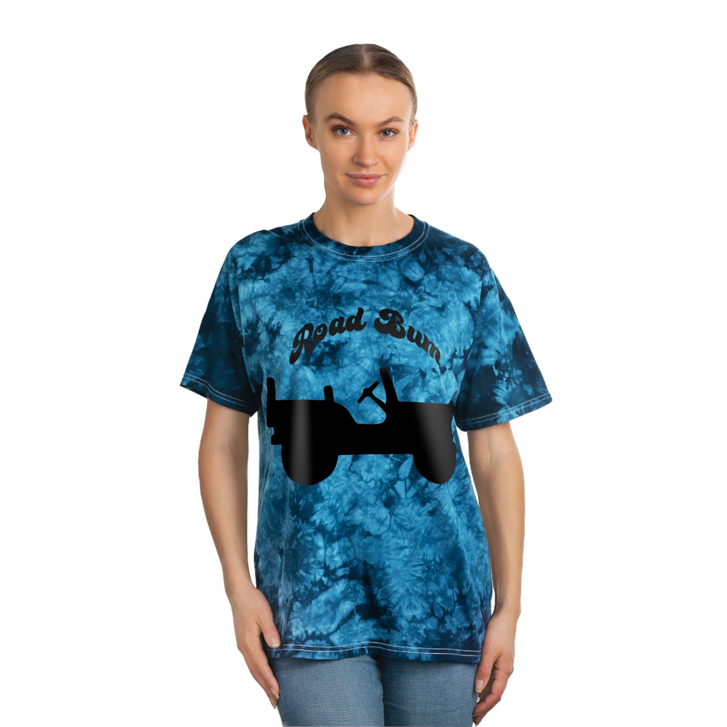 Women's Tie-Dye Tee, Crystal - Jeep