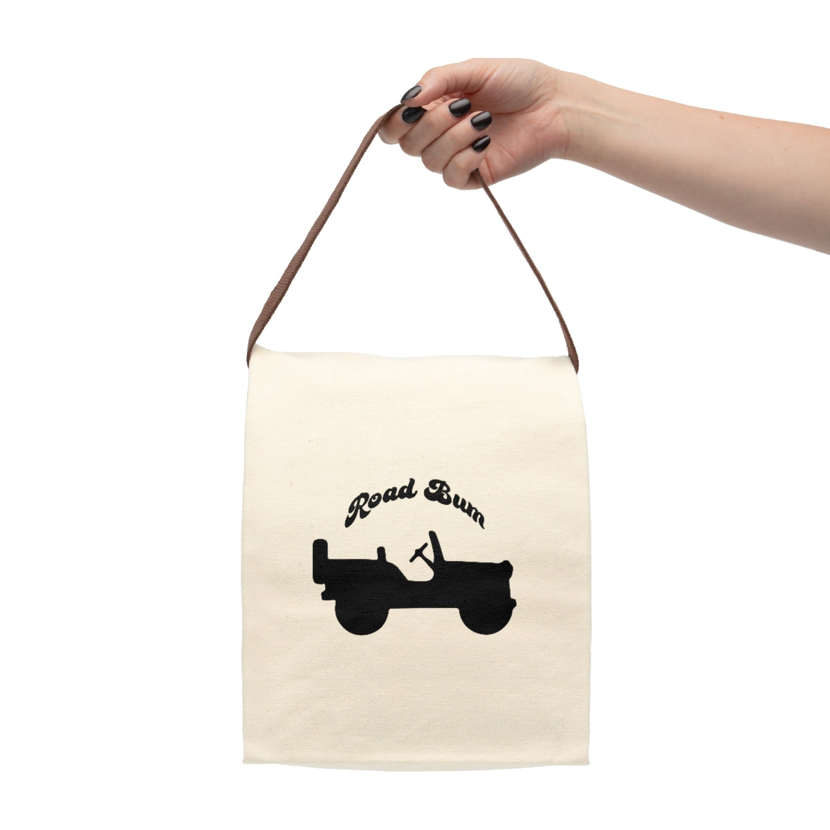 Canvas Lunch Bag With Strap - Jeep