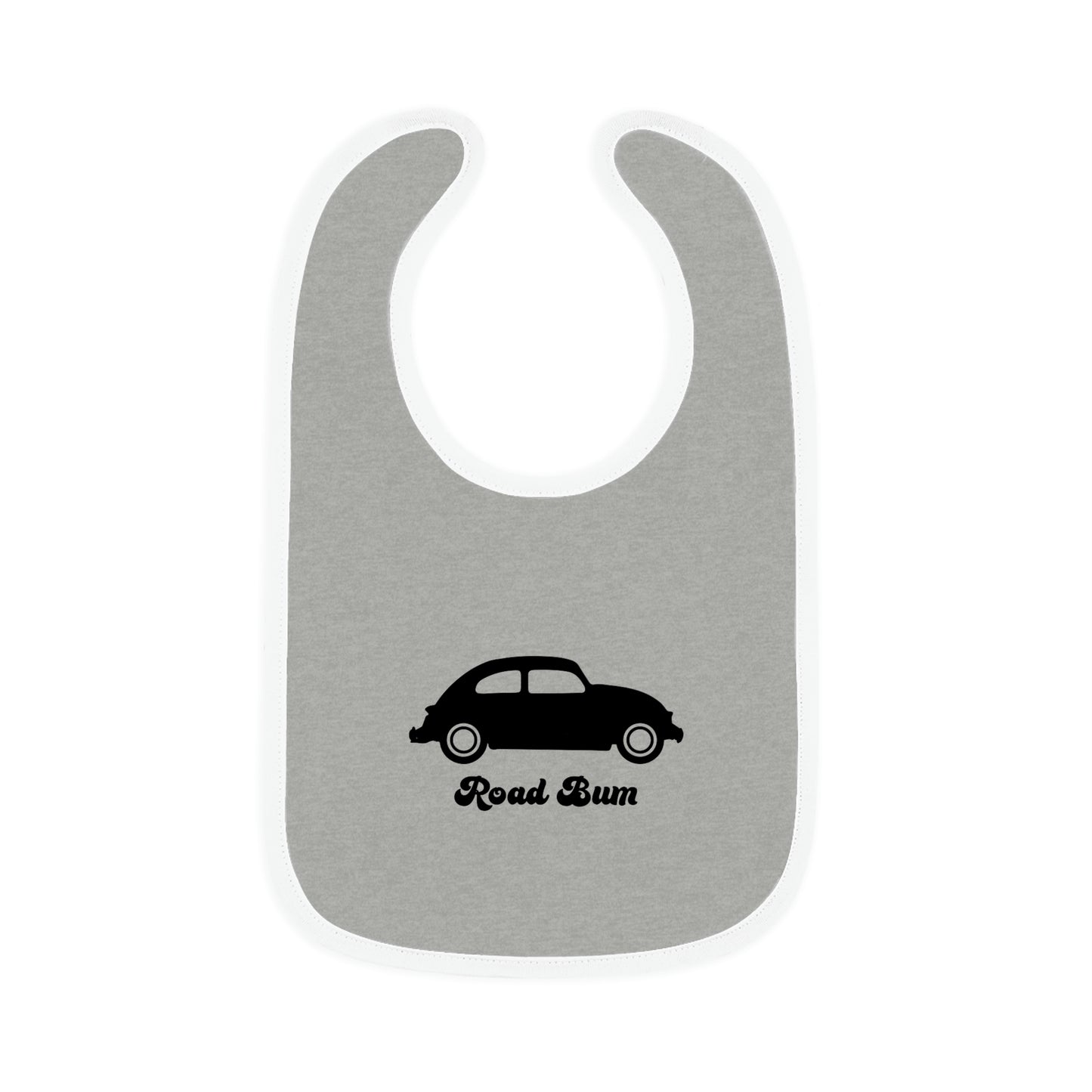 Baby Contrast Trim Jersey Bib - Beetle