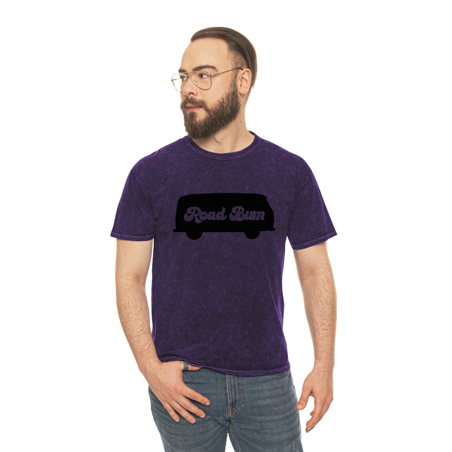 Men's Mineral Wash T-Shirt - Bus