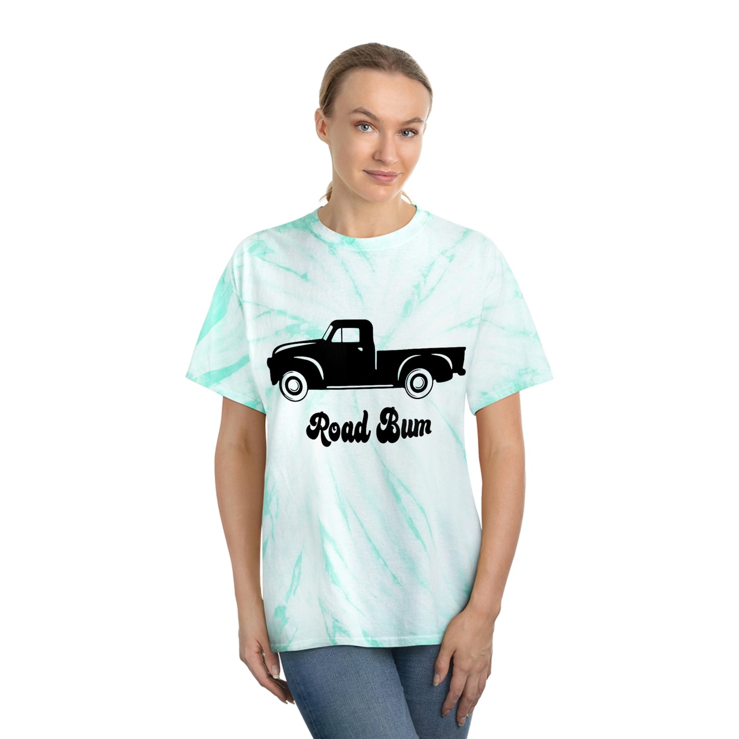 Women's Tie-Dye Tee, Cyclone - Truck