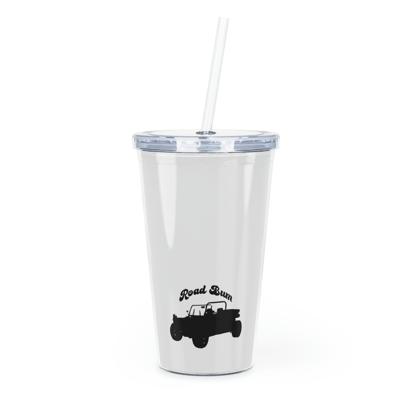 Plastic Tumbler with Straw - Dunes