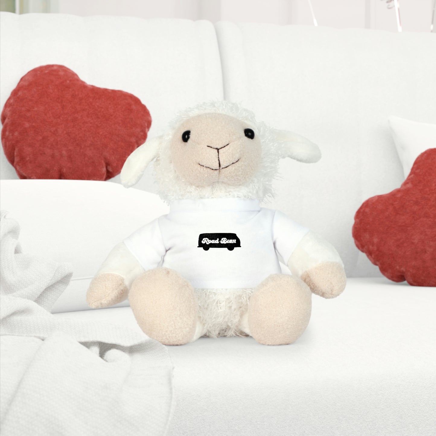 Plush Animal with T-Shirt - Bus