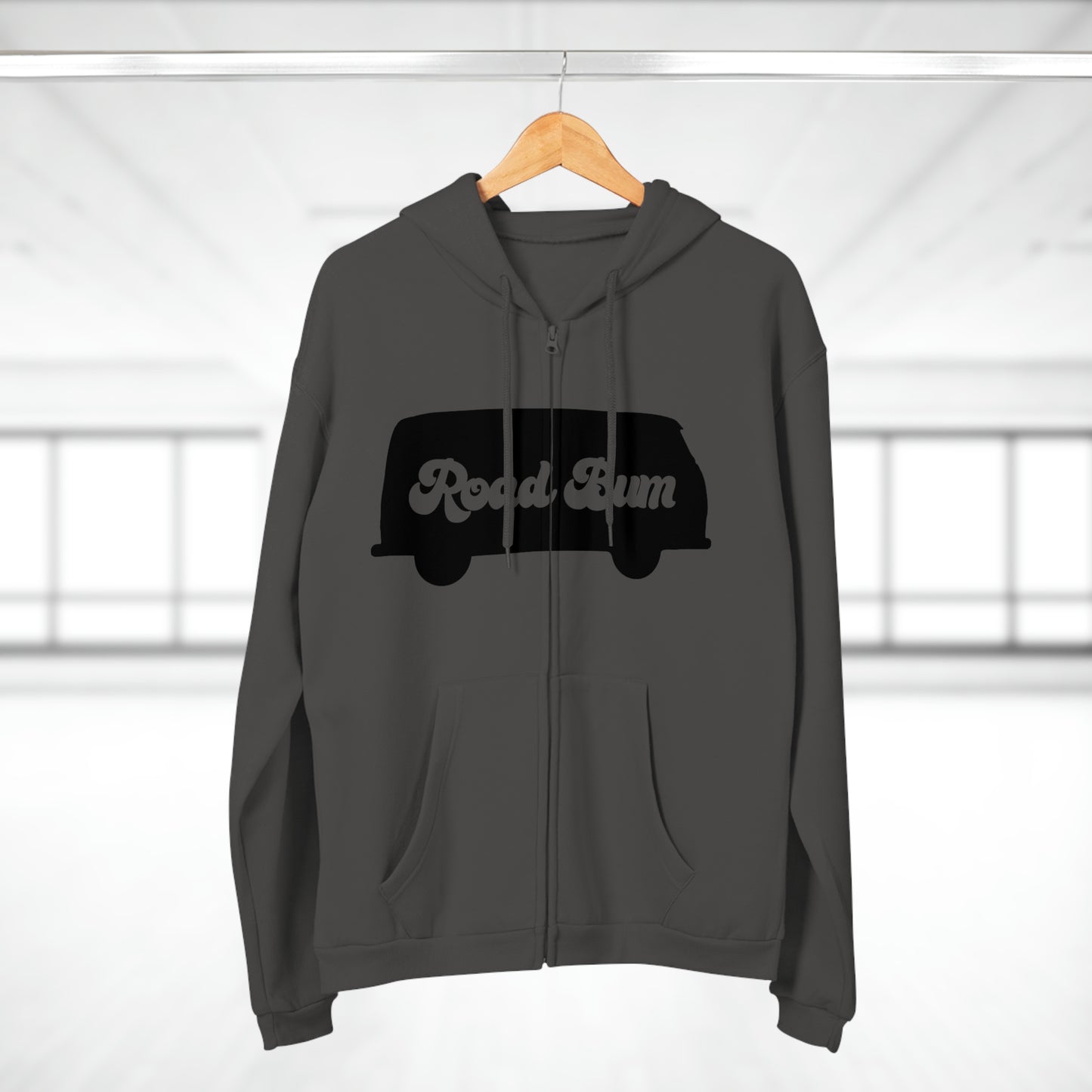 Women's Hooded Zip Sweatshirt - Bus