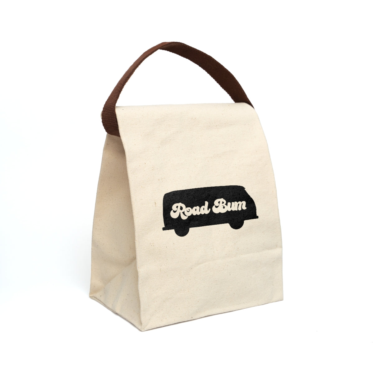 Canvas Lunch Bag With Strap - Bus