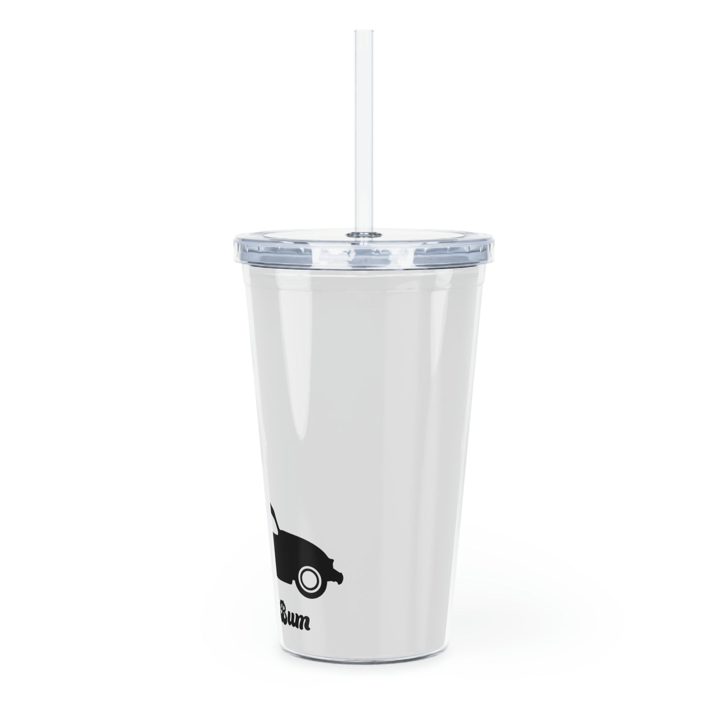 Plastic Tumbler with Straw - Beetle