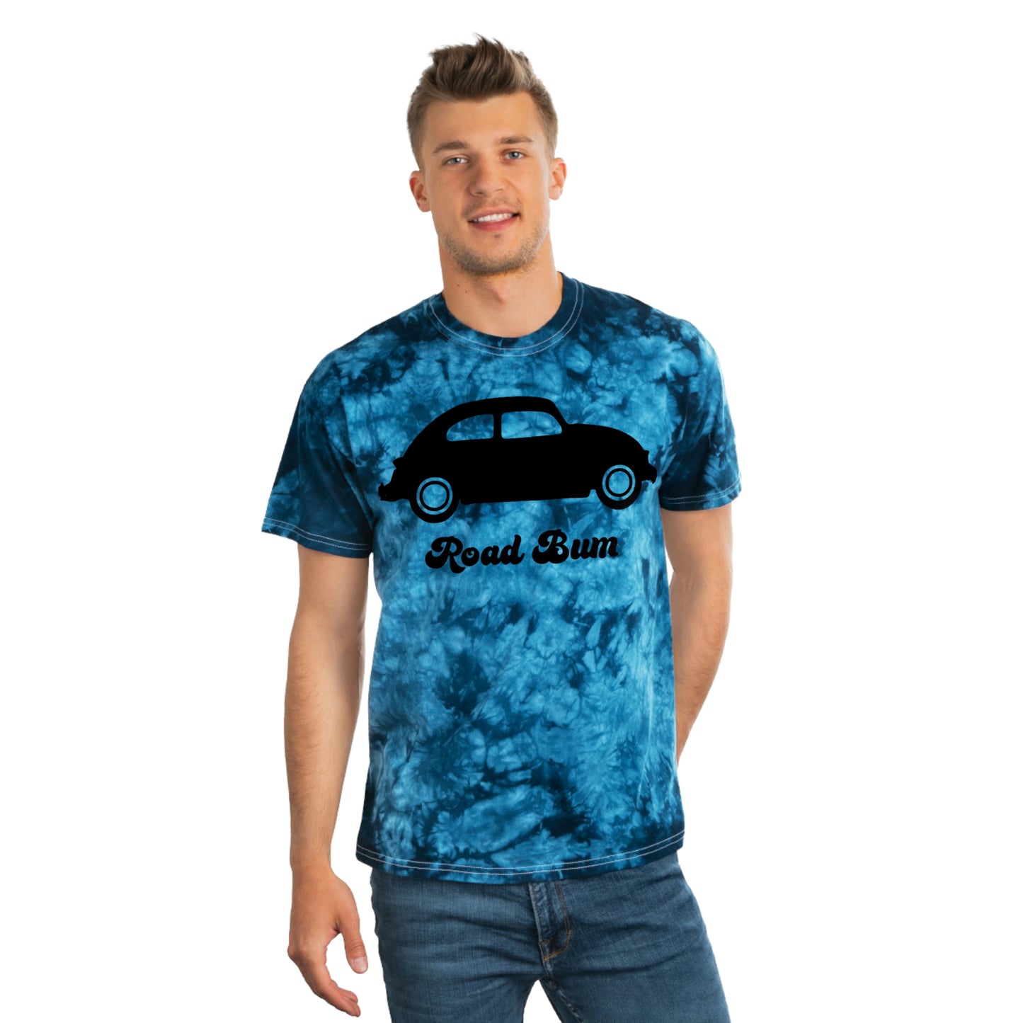 Men's Tie-Dye Tee, Crystal - Beetle