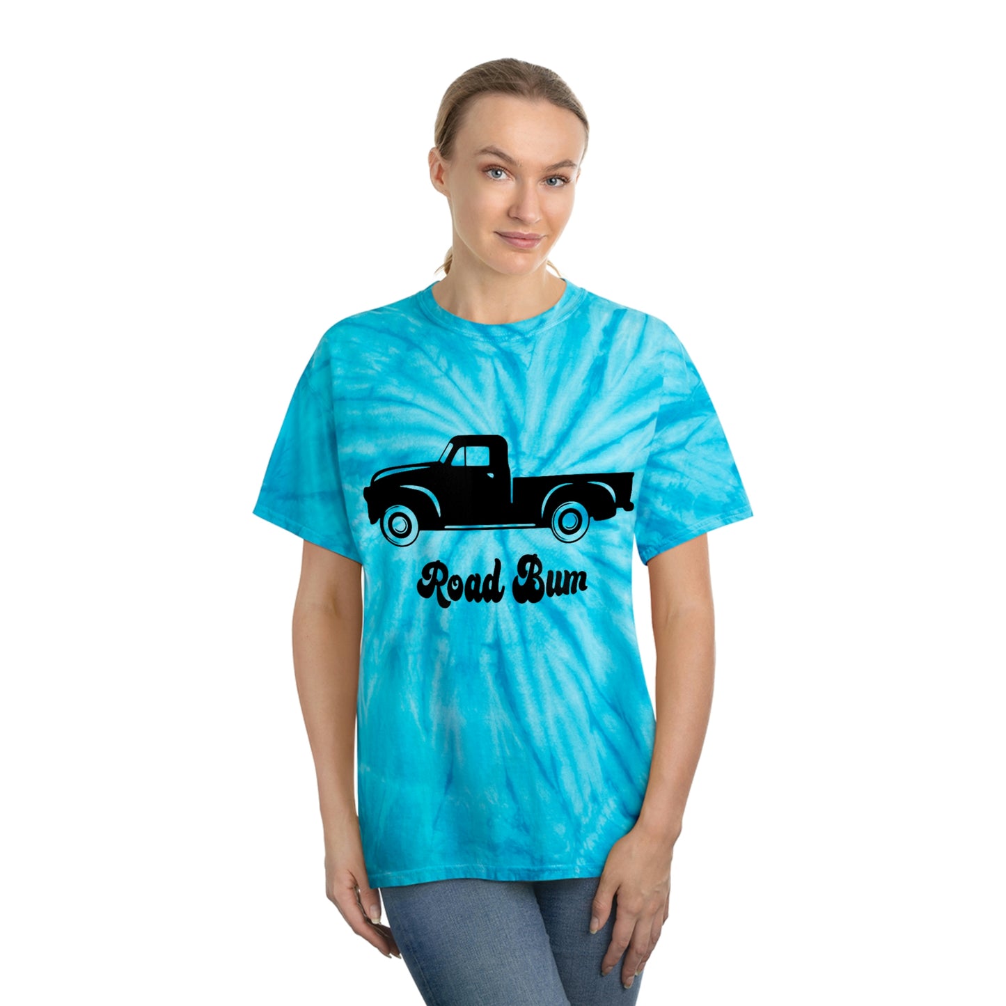 Men's Tie-Dye Tee, Cyclone - Truck