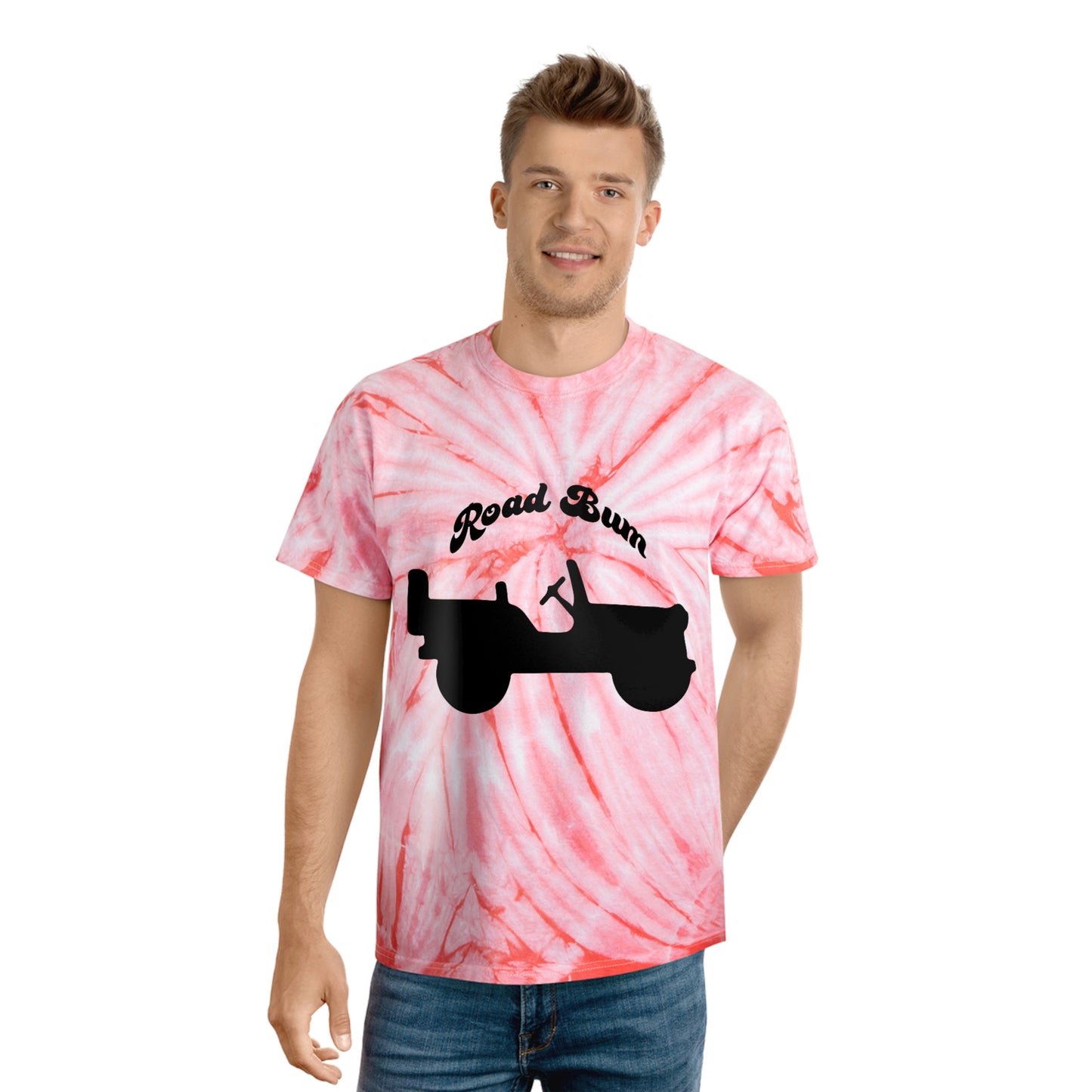 Men's Tie-Dye Tee, Cyclone - Jeep