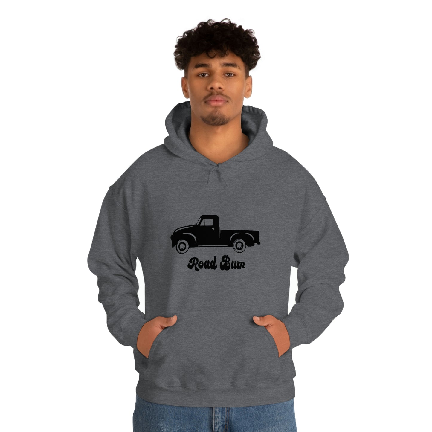 Men's Heavy Blend™ Hooded Sweatshirt - Truck