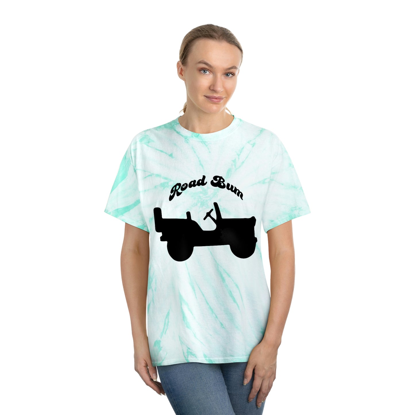 Women's Tie-Dye Tee, Cyclone - Jeep