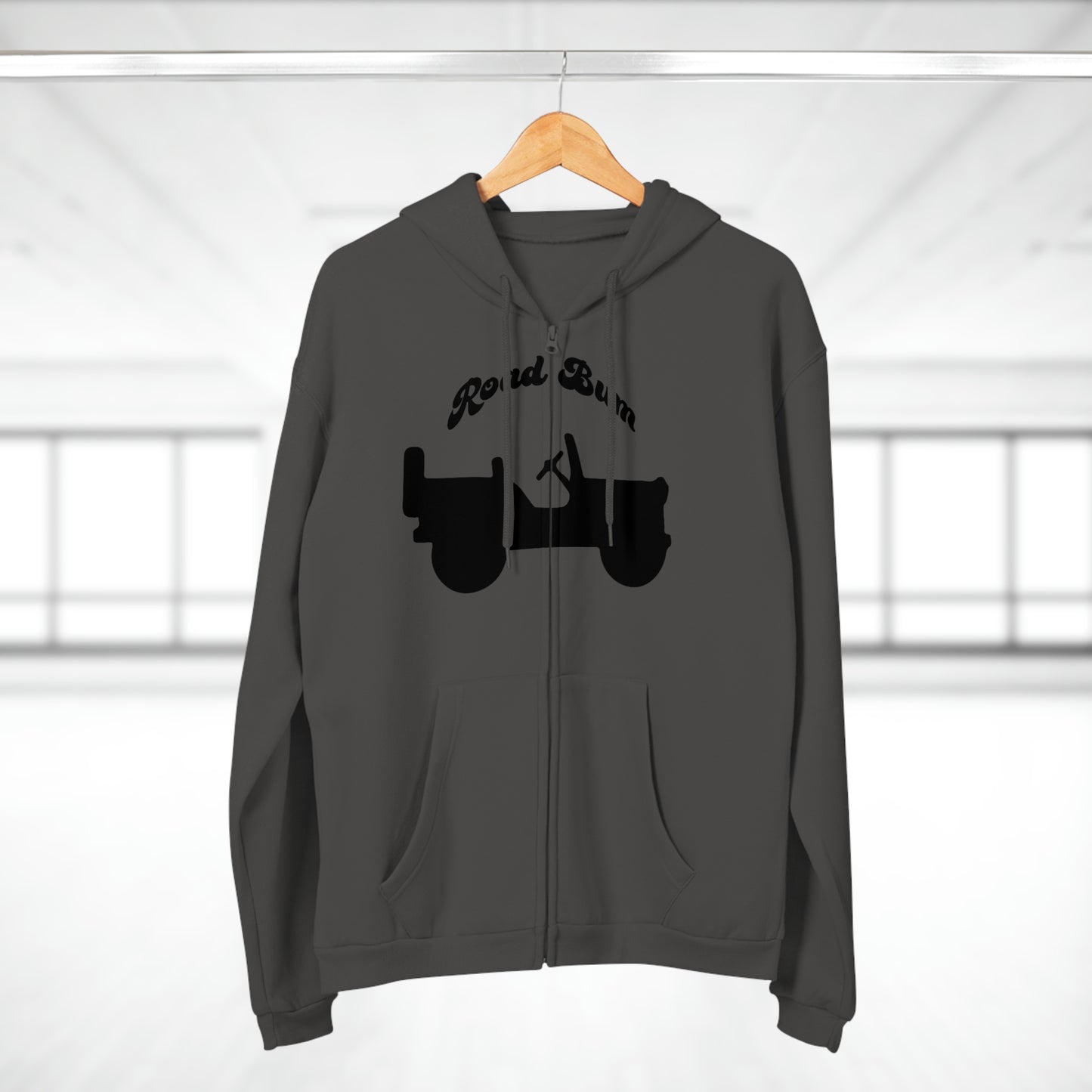 Women's Hooded Zip Sweatshirt - Jeep