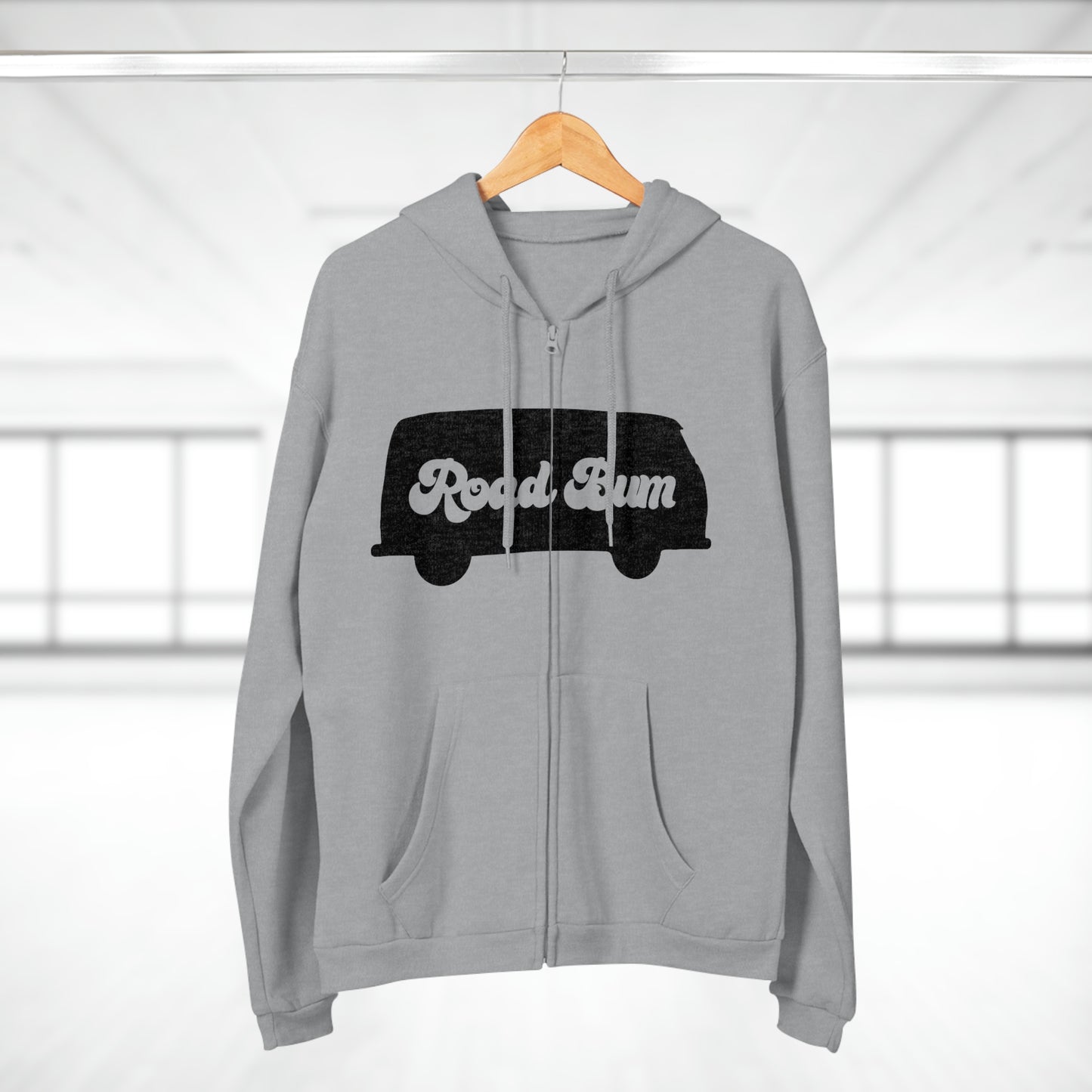 Men's Hooded Zip Sweatshirt - Bus