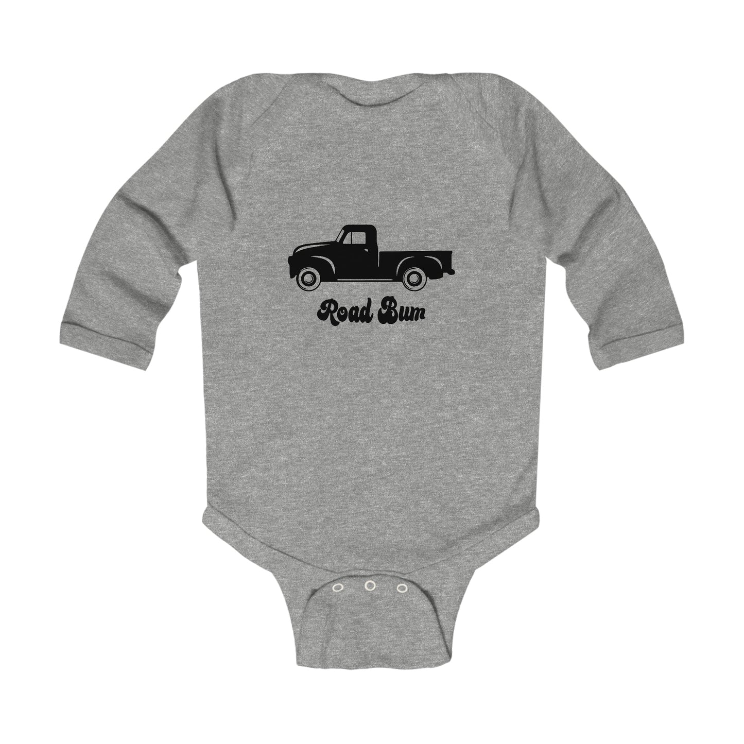 Infant Long Sleeve Bodysuit - Truck