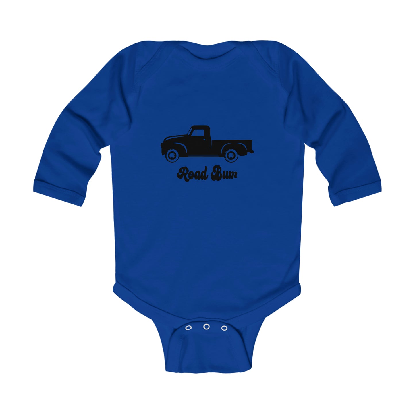 Infant Long Sleeve Bodysuit - Truck