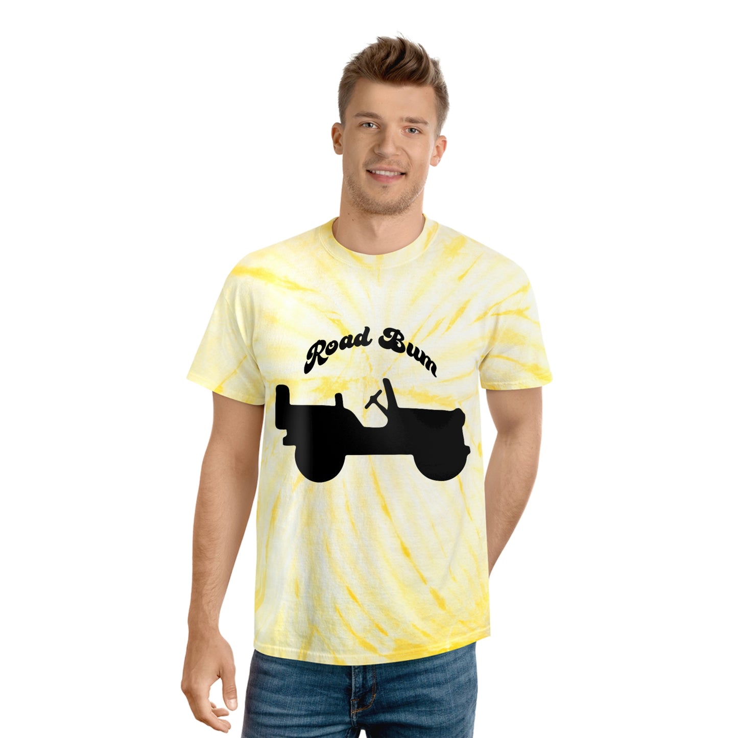 Men's Tie-Dye Tee, Cyclone - Jeep