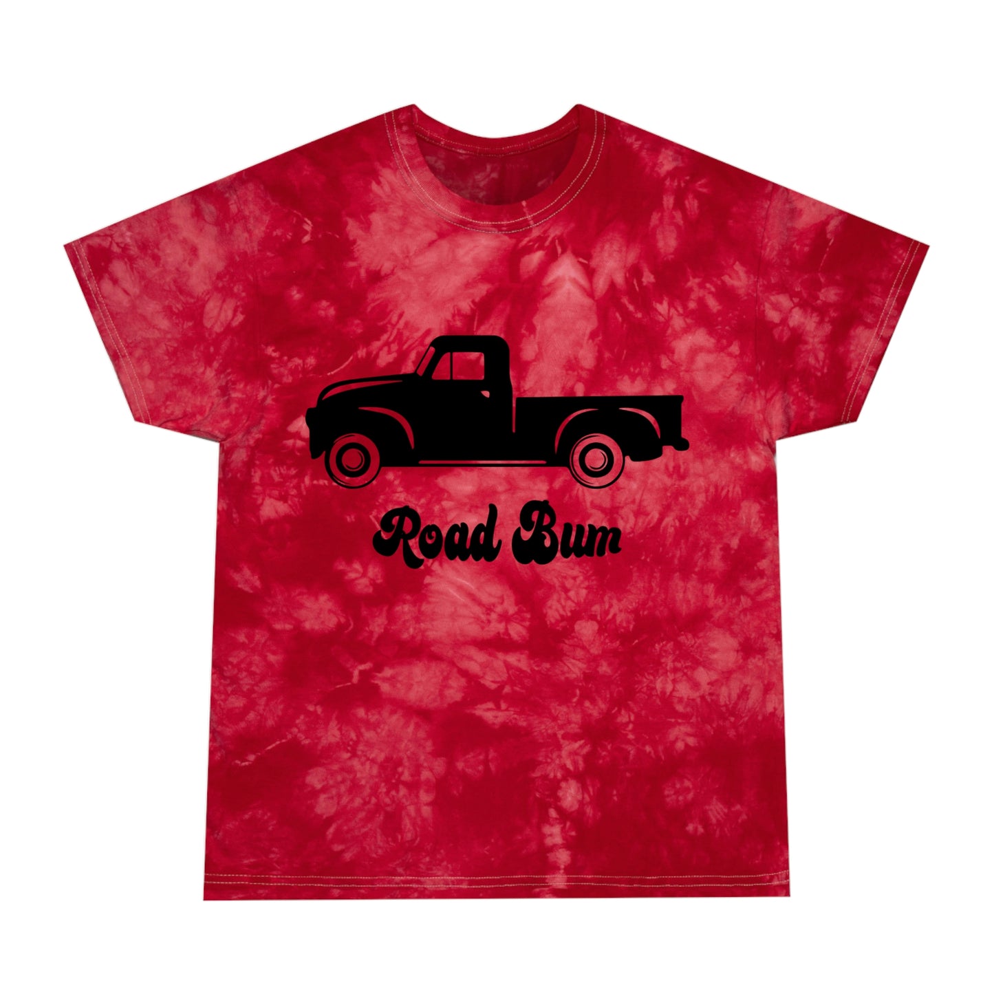 Men's Tie-Dye Tee, Crystal - Truck