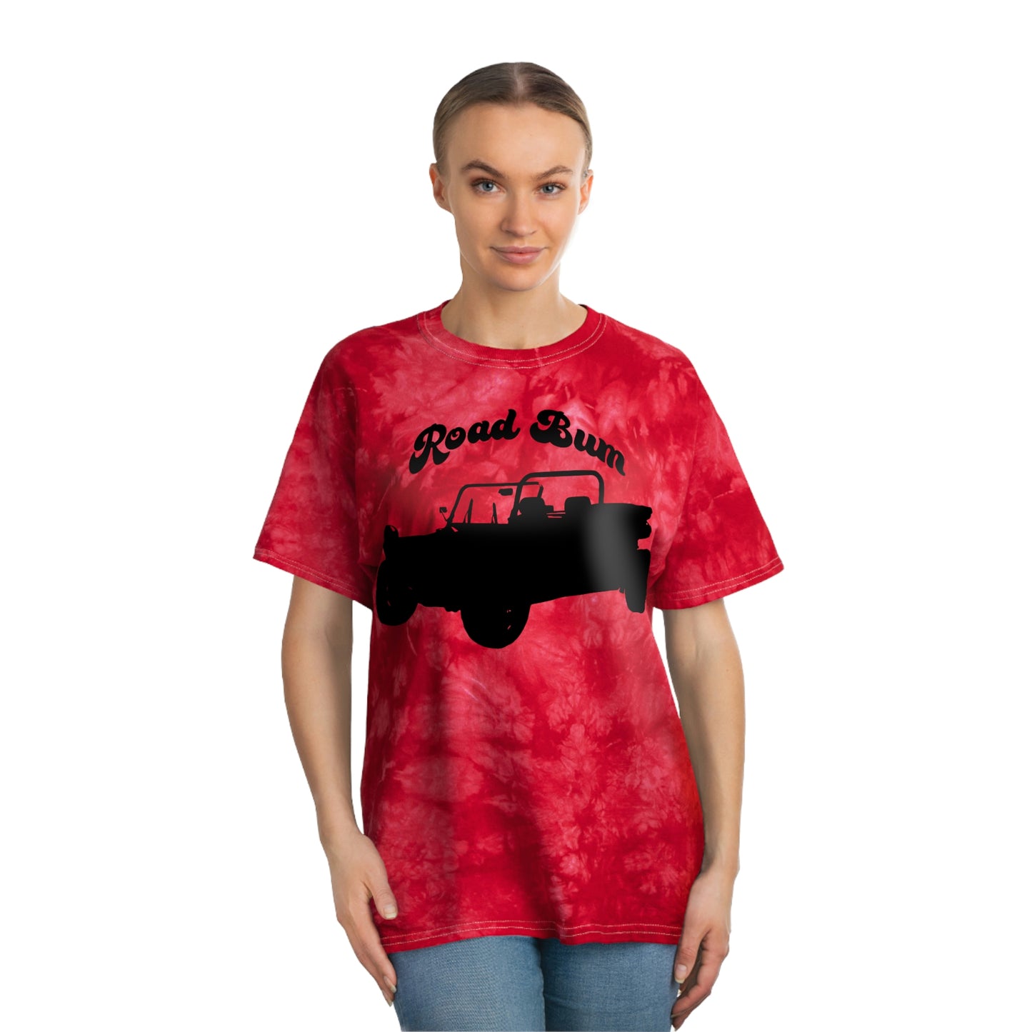 Women's Tie-Dye Tee, Crystal - Dunes