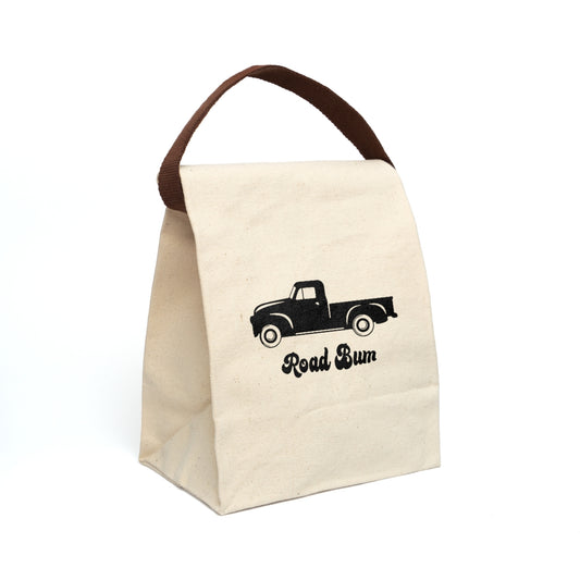 Canvas Lunch Bag With Strap - Truck