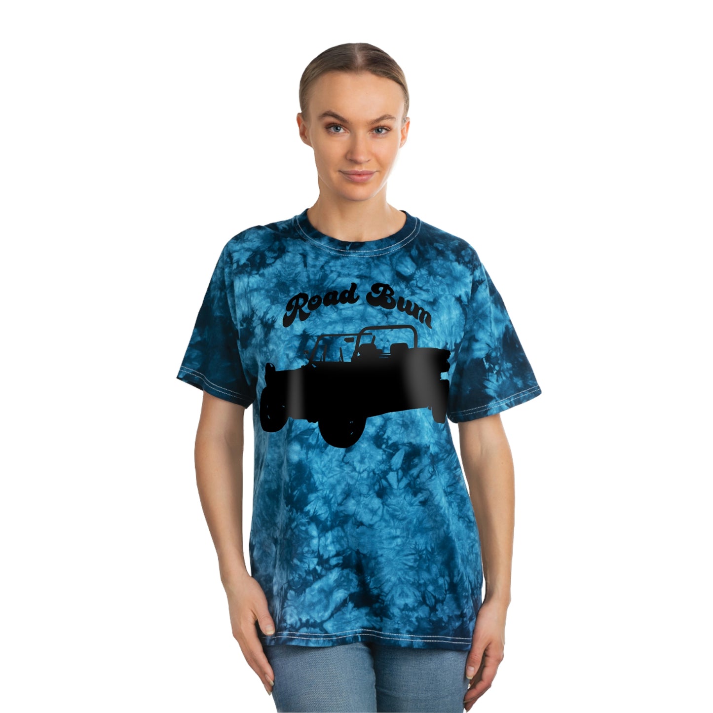 Women's Tie-Dye Tee, Crystal - Dunes