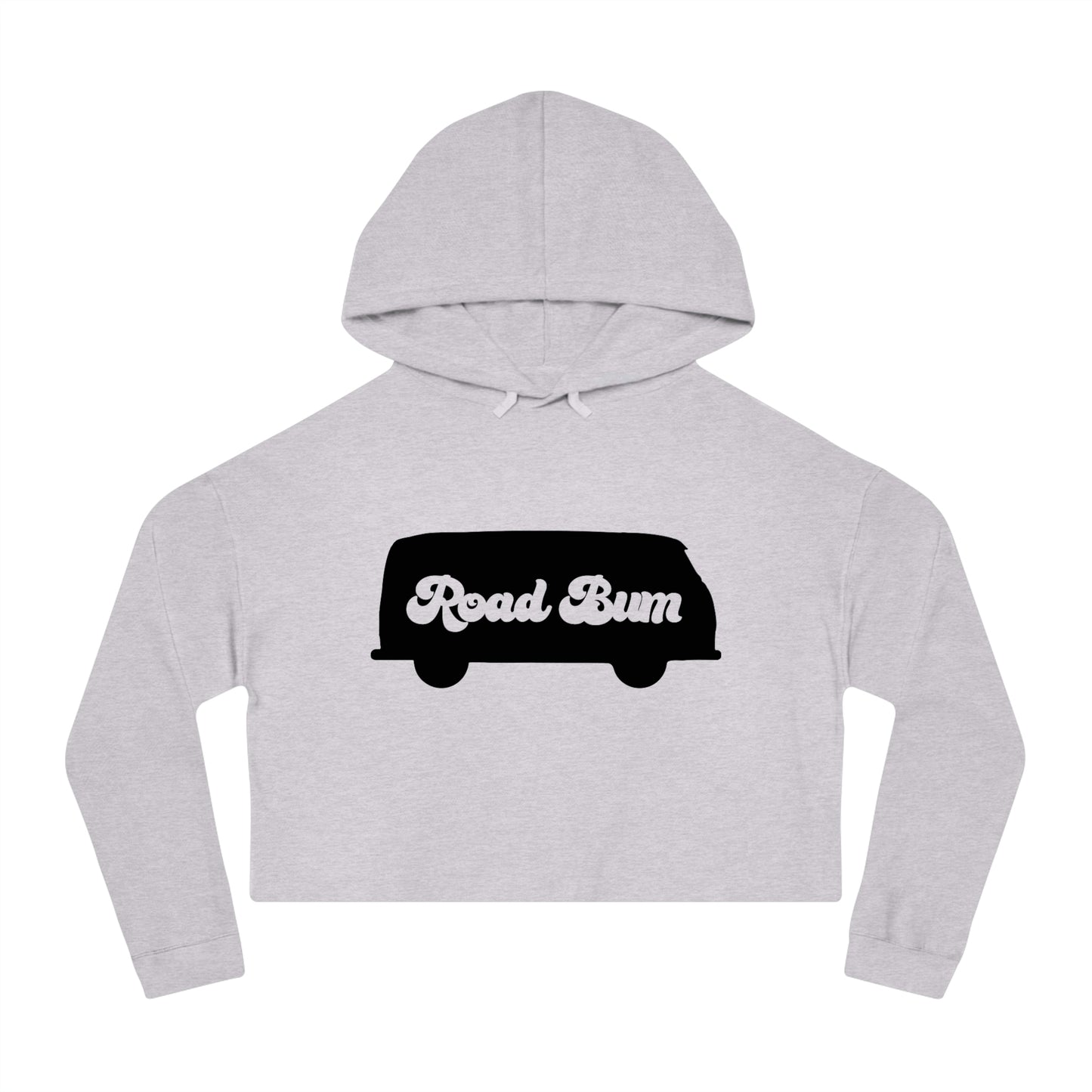 Women’s Cropped Hooded Sweatshirt - Bus