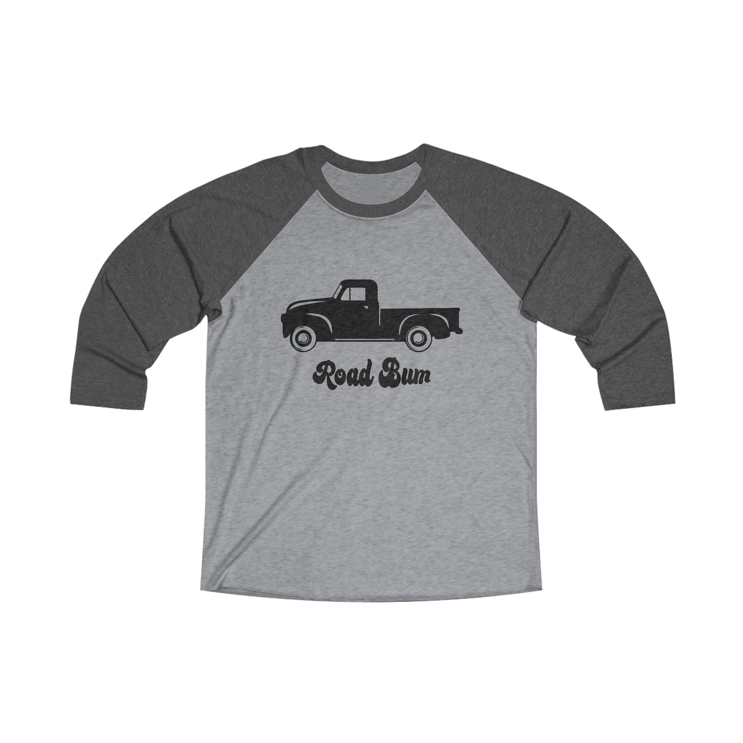 Men's Tri-Blend 3\4 Raglan Tee - Truck