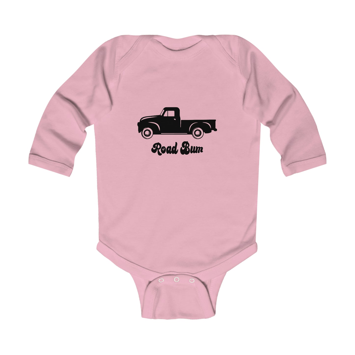 Infant Long Sleeve Bodysuit - Truck