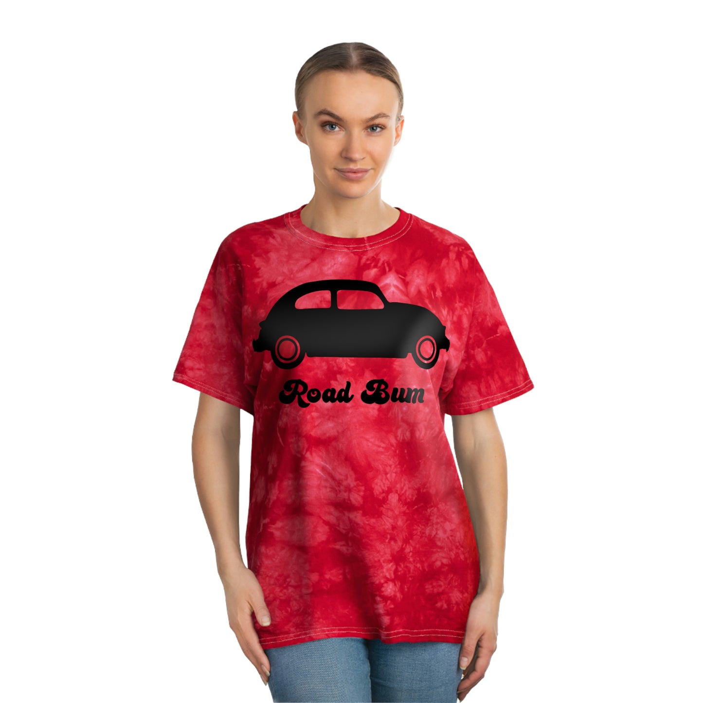 Women's Tie-Dye Tee, Crystal - Beetle