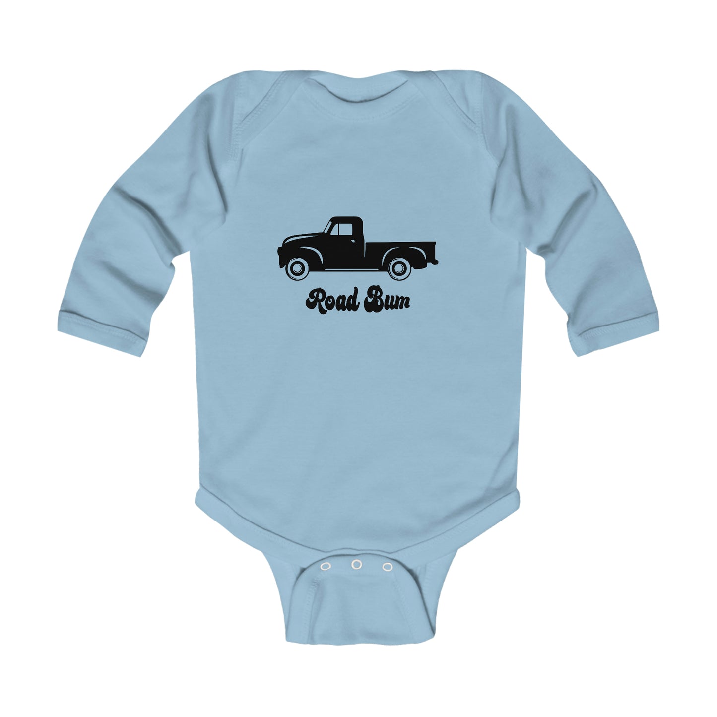 Infant Long Sleeve Bodysuit - Truck