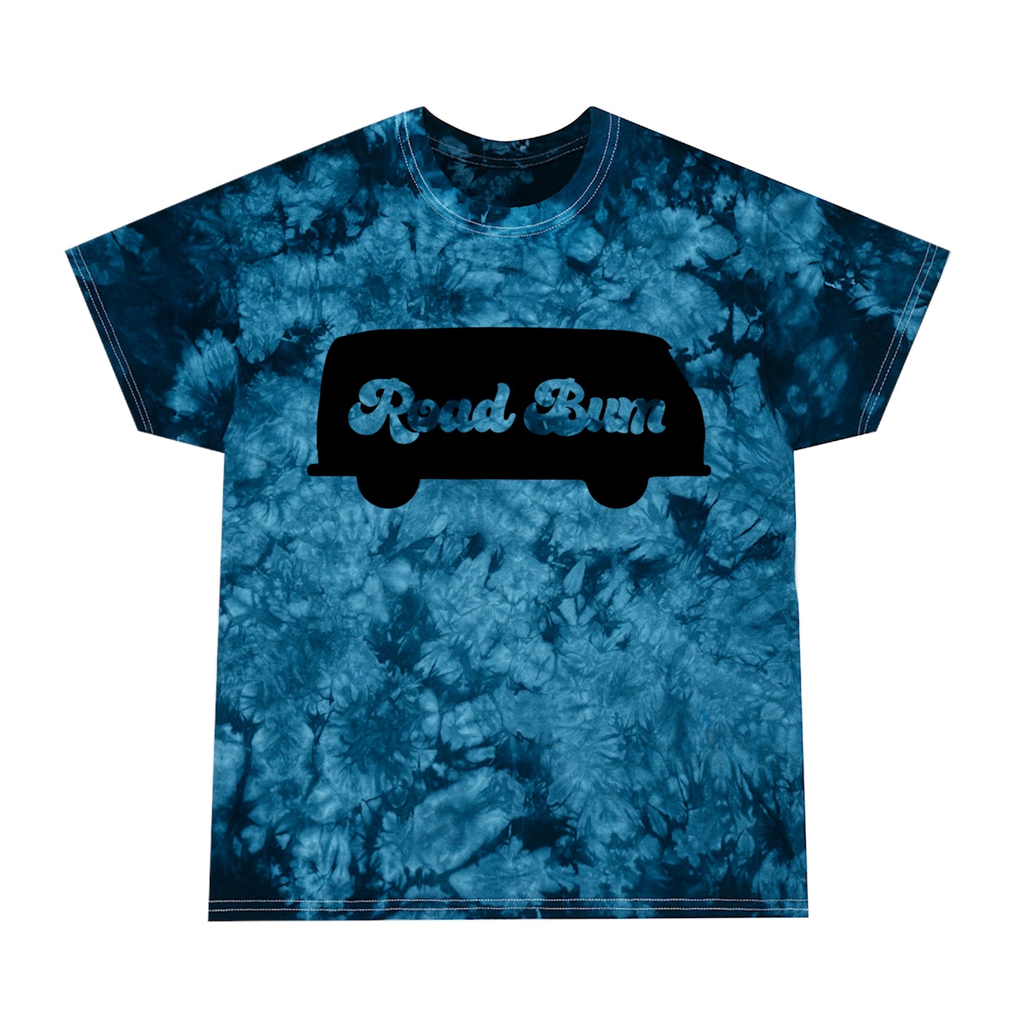 Men's Tie-Dye Tee, Crystal - Bus