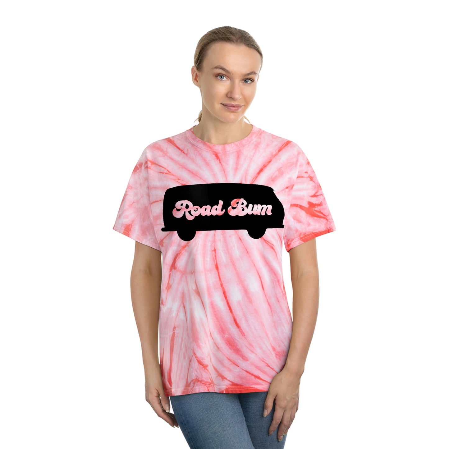 Women's Tie-Dye Tee, Cyclone - Bus