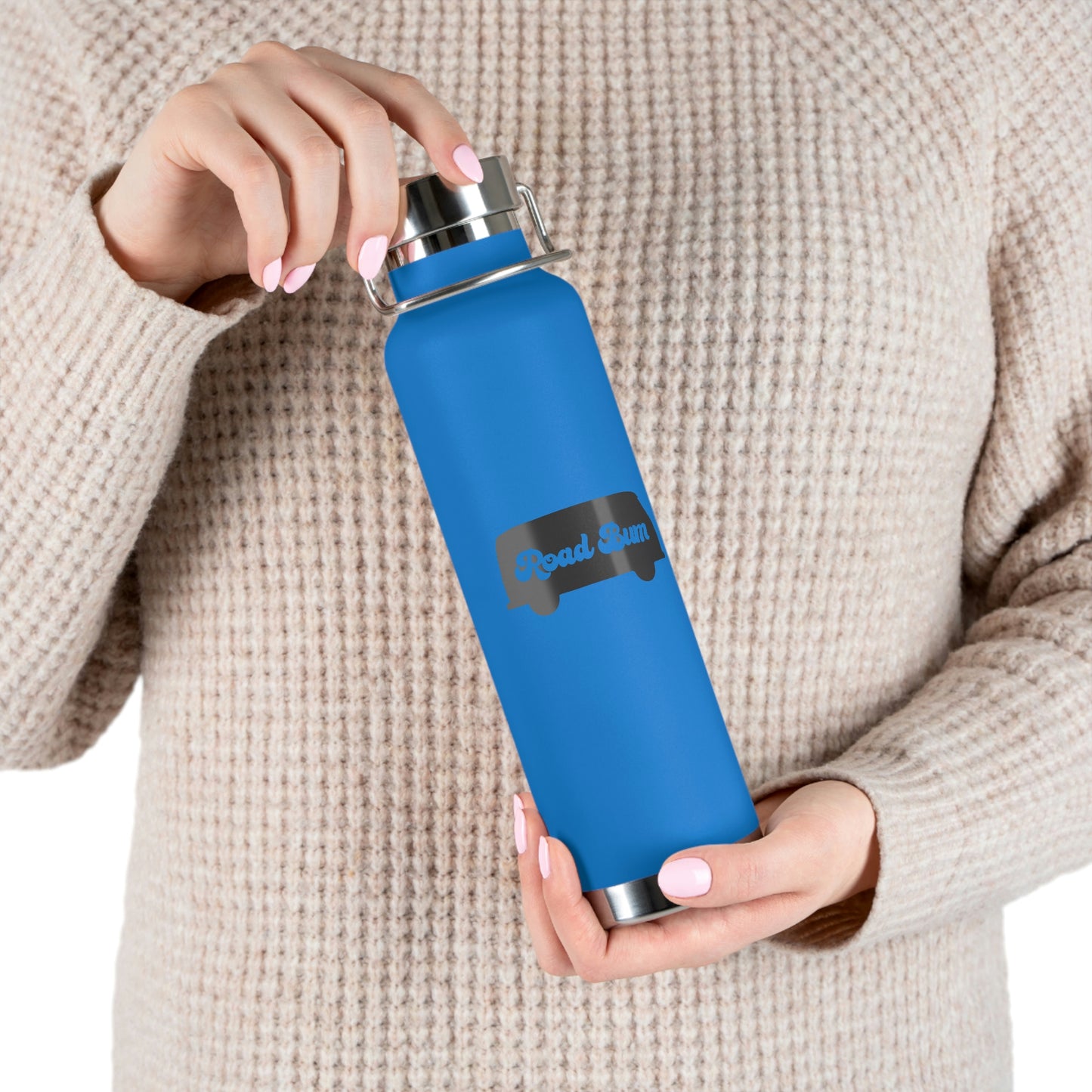 Copper Vacuum Insulated Bottle, 22oz - Bus