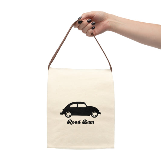 Canvas Lunch Bag With Strap - Beetle