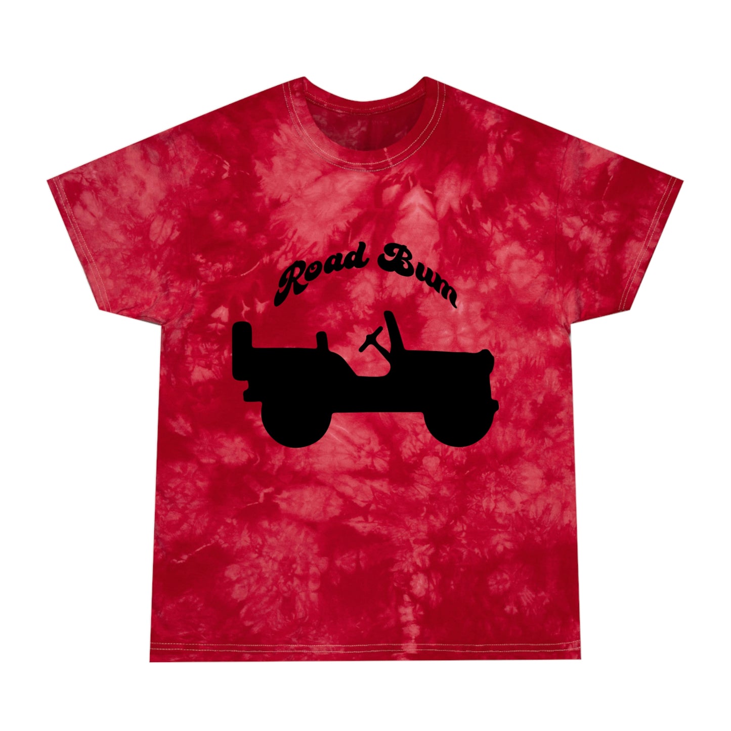 Men's Tie-Dye Tee, Crystal - Jeep