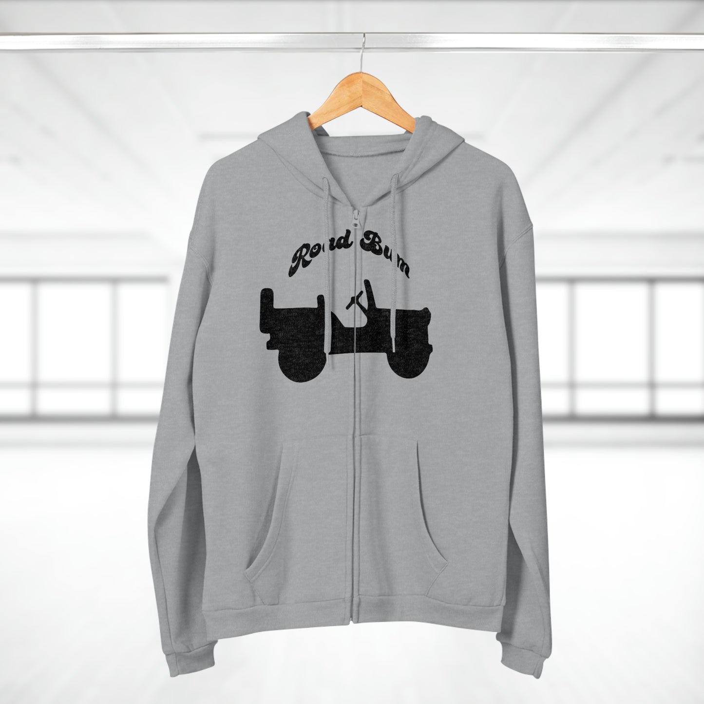 Men's Hooded Zip Sweatshirt - Jeep