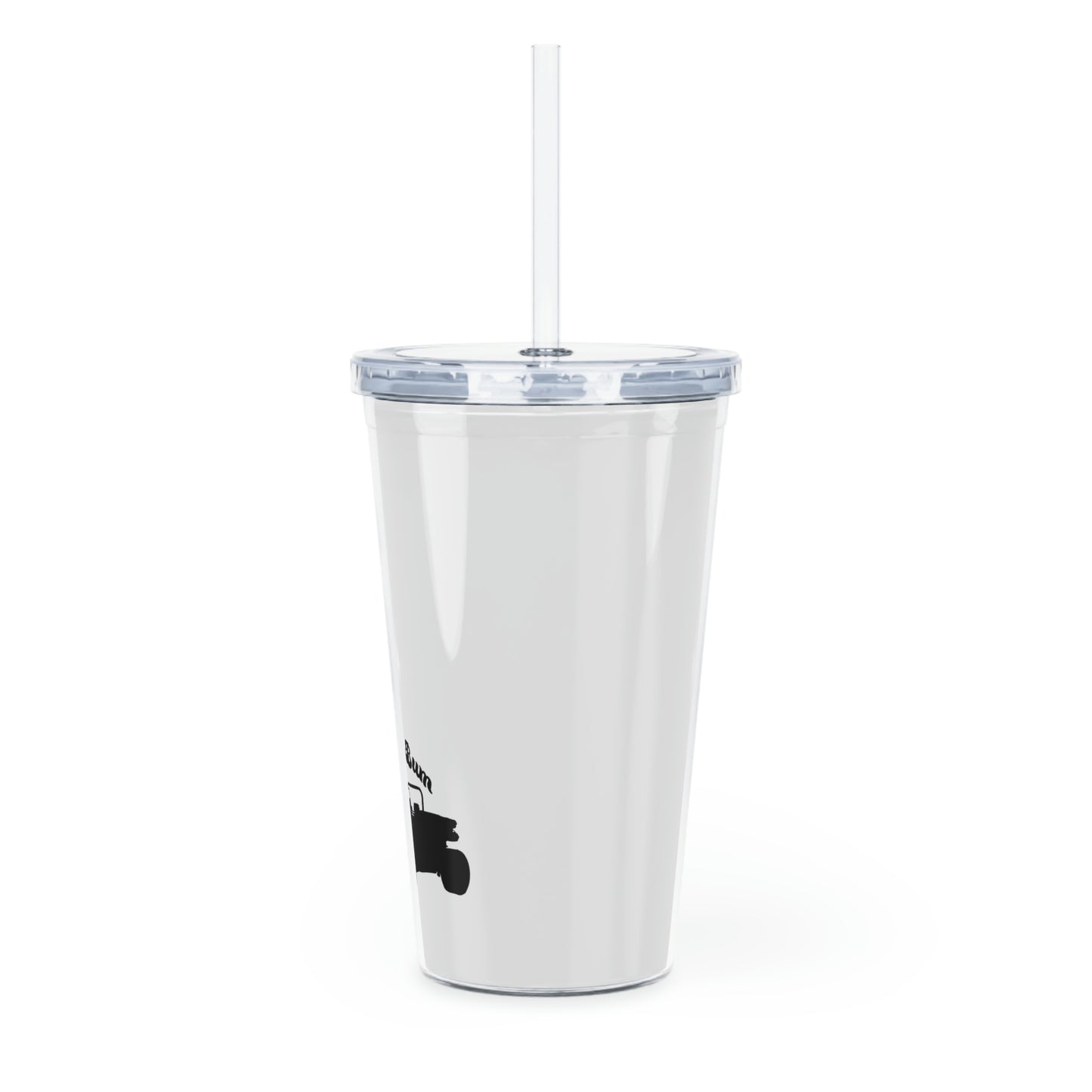 Plastic Tumbler with Straw - Dunes