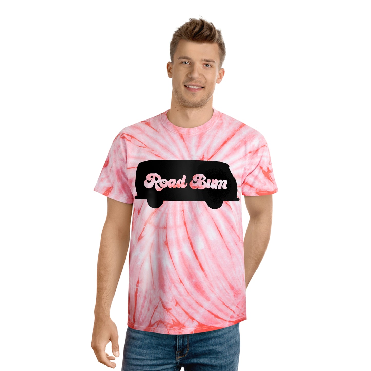 Men's Tie-Dye Tee, Cyclone - Bus