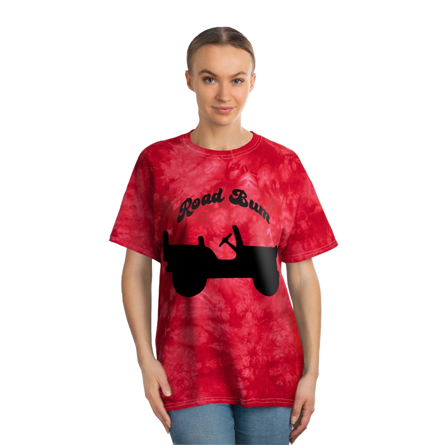 Women's Tie-Dye Tee, Crystal - Jeep