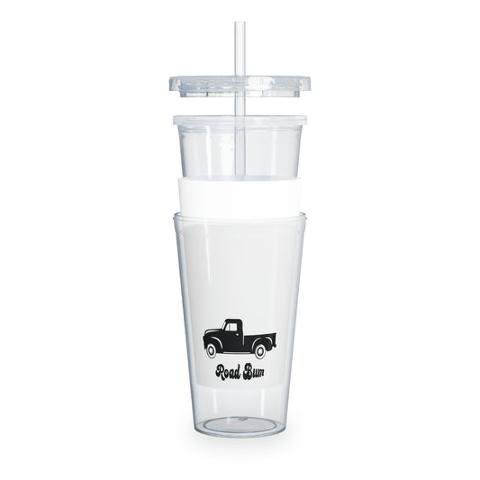 Plastic Tumbler with Straw - Truck